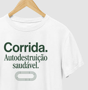 Camiseta de corrida - Autodestruição Saudável